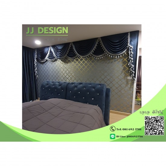 รับติดตั้งผ้าม่าน ศรีราชา รับติดตั้งผ้าม่าน  วอล  มูลี่  ผ้าม่าน 