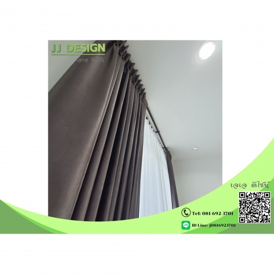 ร้านทำผ้าม่านราคาถูก - ร้าน เจ.เจ. ดีไซน์ - ร้านทำผ้าม่าน  ม่านโปร่งแสง  ผ้าม่านตาไก่  ผ้าม่านพับ  ผ้าม่านคอกระเช้า  ตกแต่งภายใน 